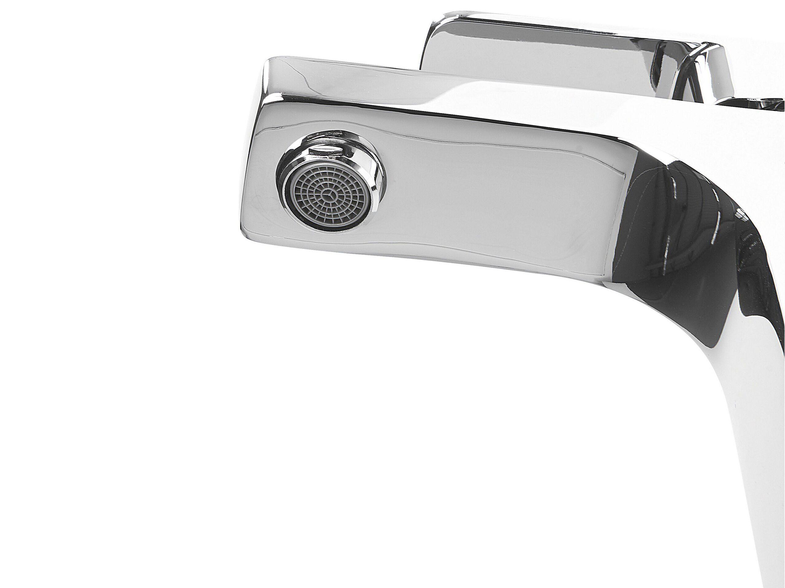 Beliani Waschtischarmatur aus Messing Modern IRUPU