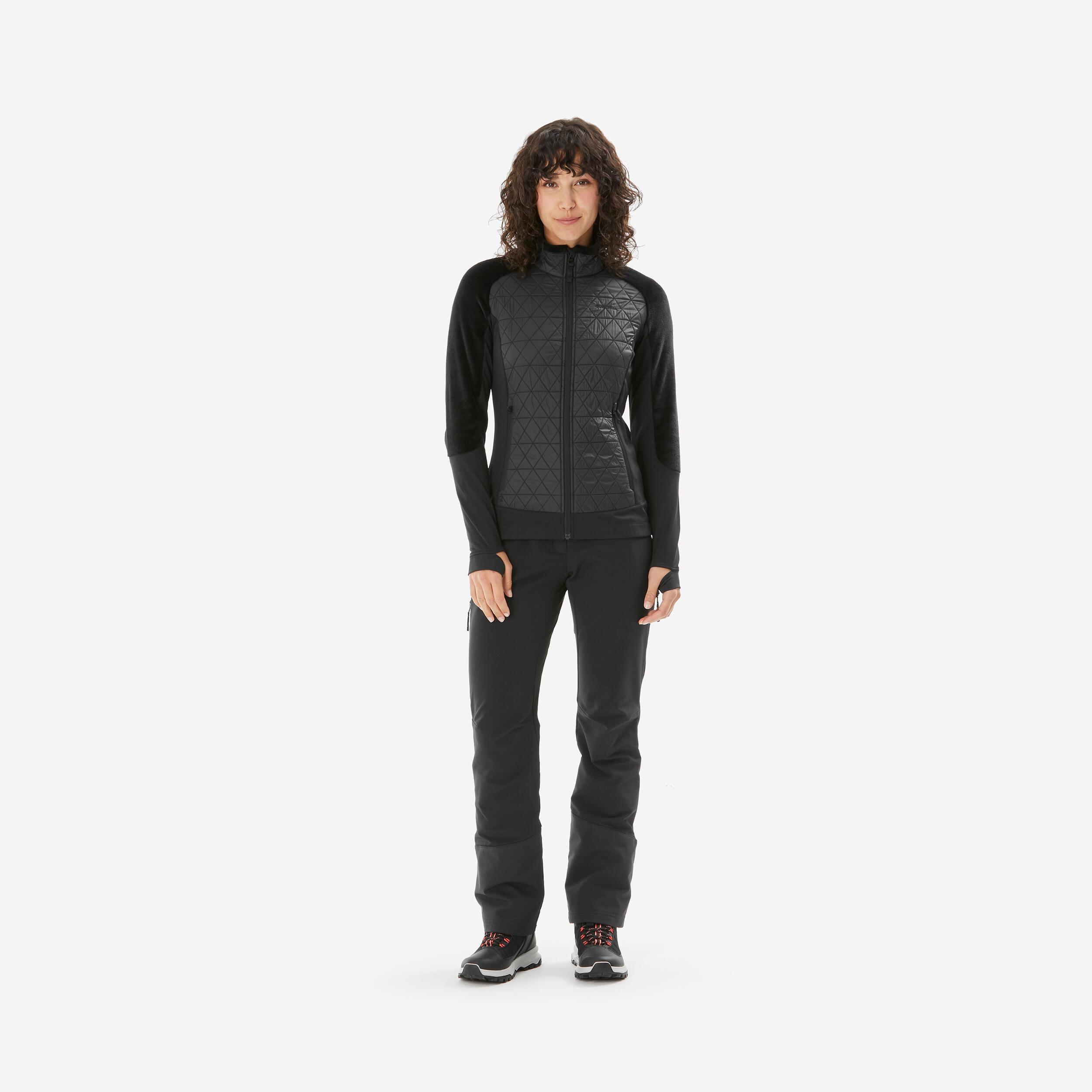 QUECHUA Fleecejacke warm Hybrid Winterwandern - SH900 Mountain