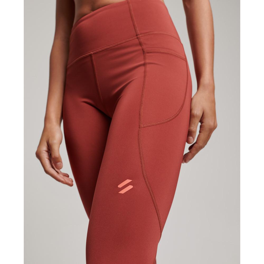 Superdry Legging eng anliegend lang Mesh Frau Active