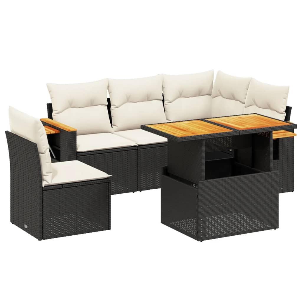 VidaXL Garten sofagarnitur poly-rattan