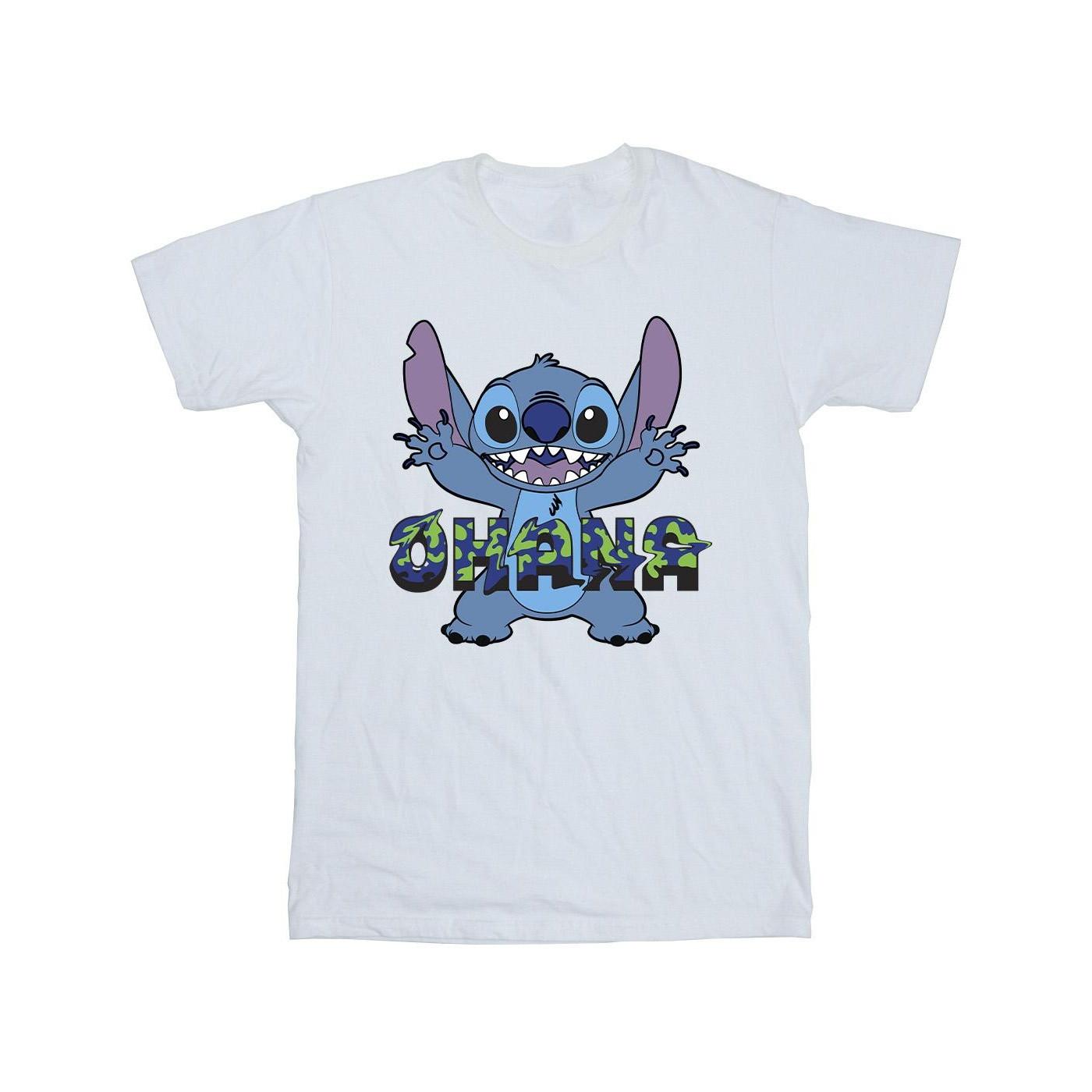 Disney Ohana Stitch Grafik T-Shirt