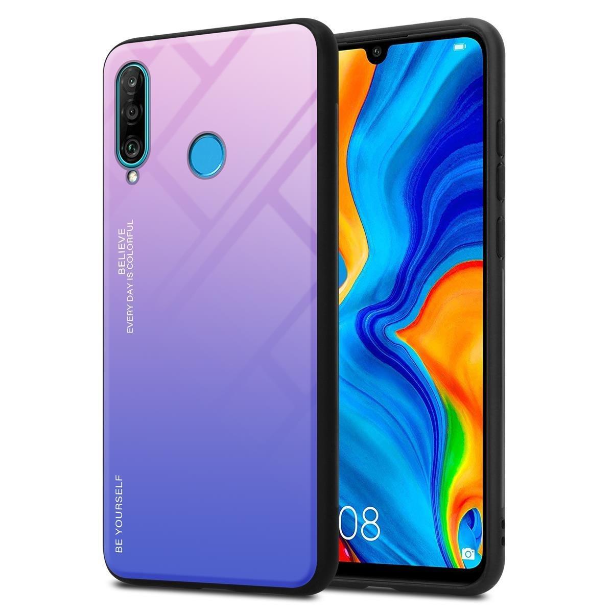 Cadorabo Hülle für Huawei P30 LITE Zweifarbig
