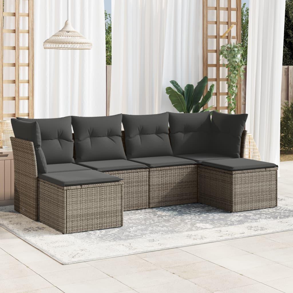 VidaXL Garten sofagarnitur poly-rattan