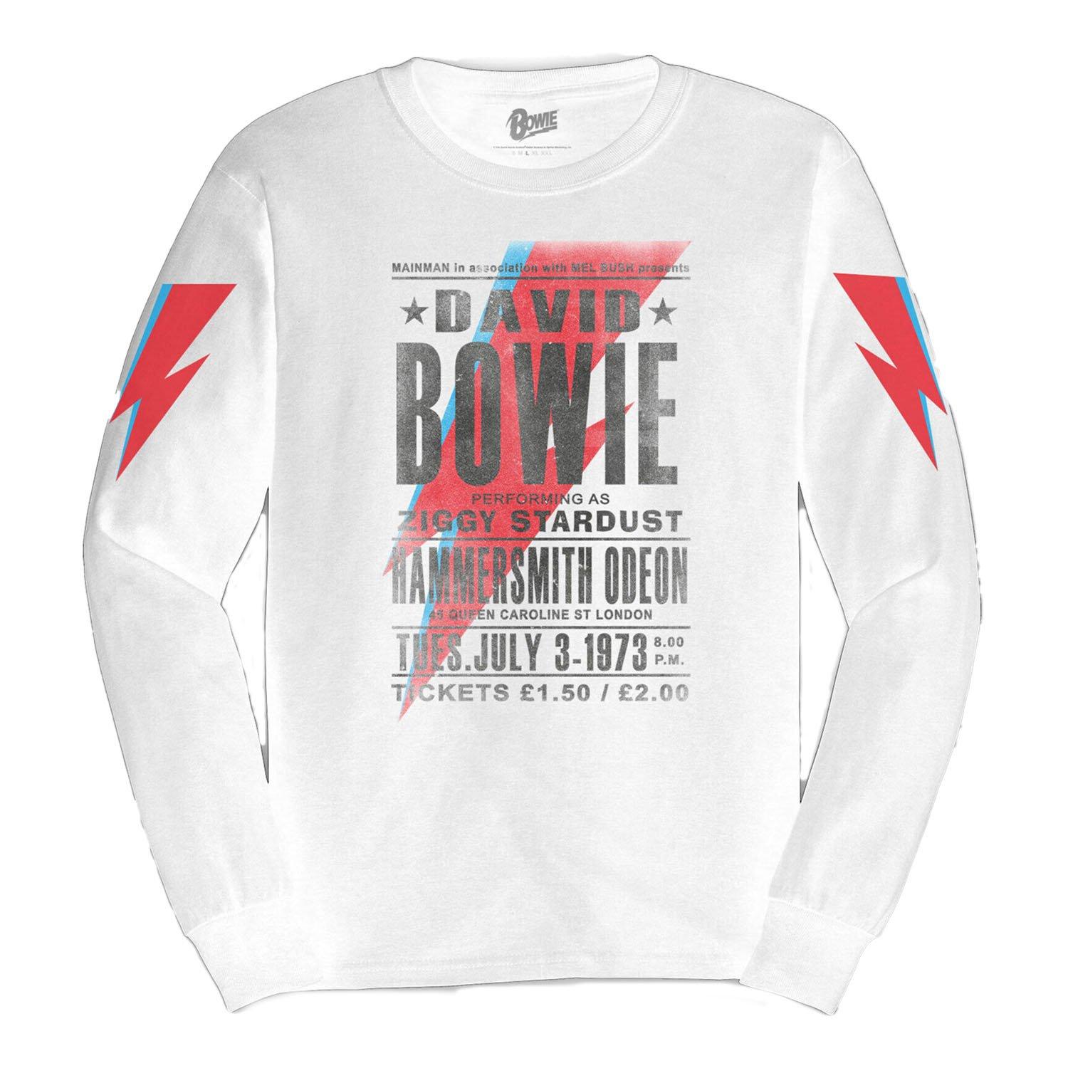 David Bowie Hammersmith Odeon Langarm T-Shirt