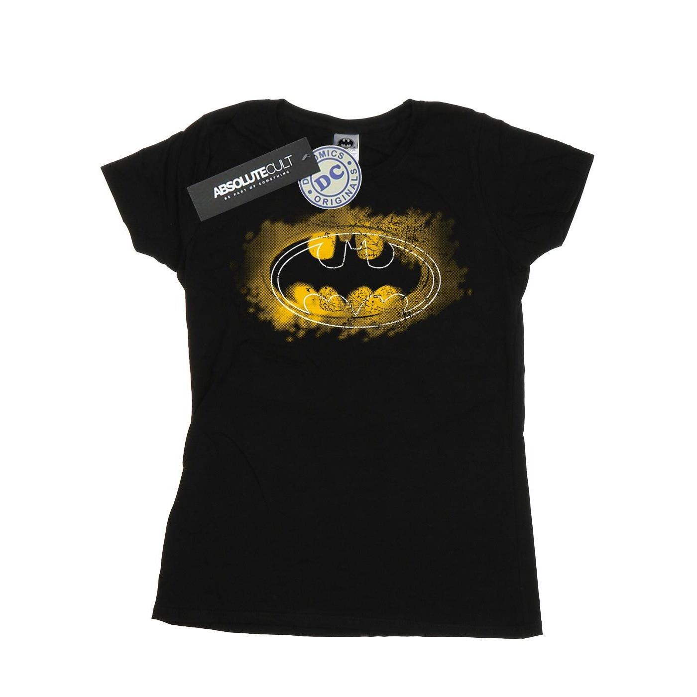 DC COMICS Batman Distressed Logo T-Shirt