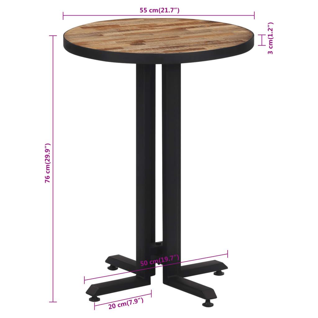 VidaXL Bistrotisch teak