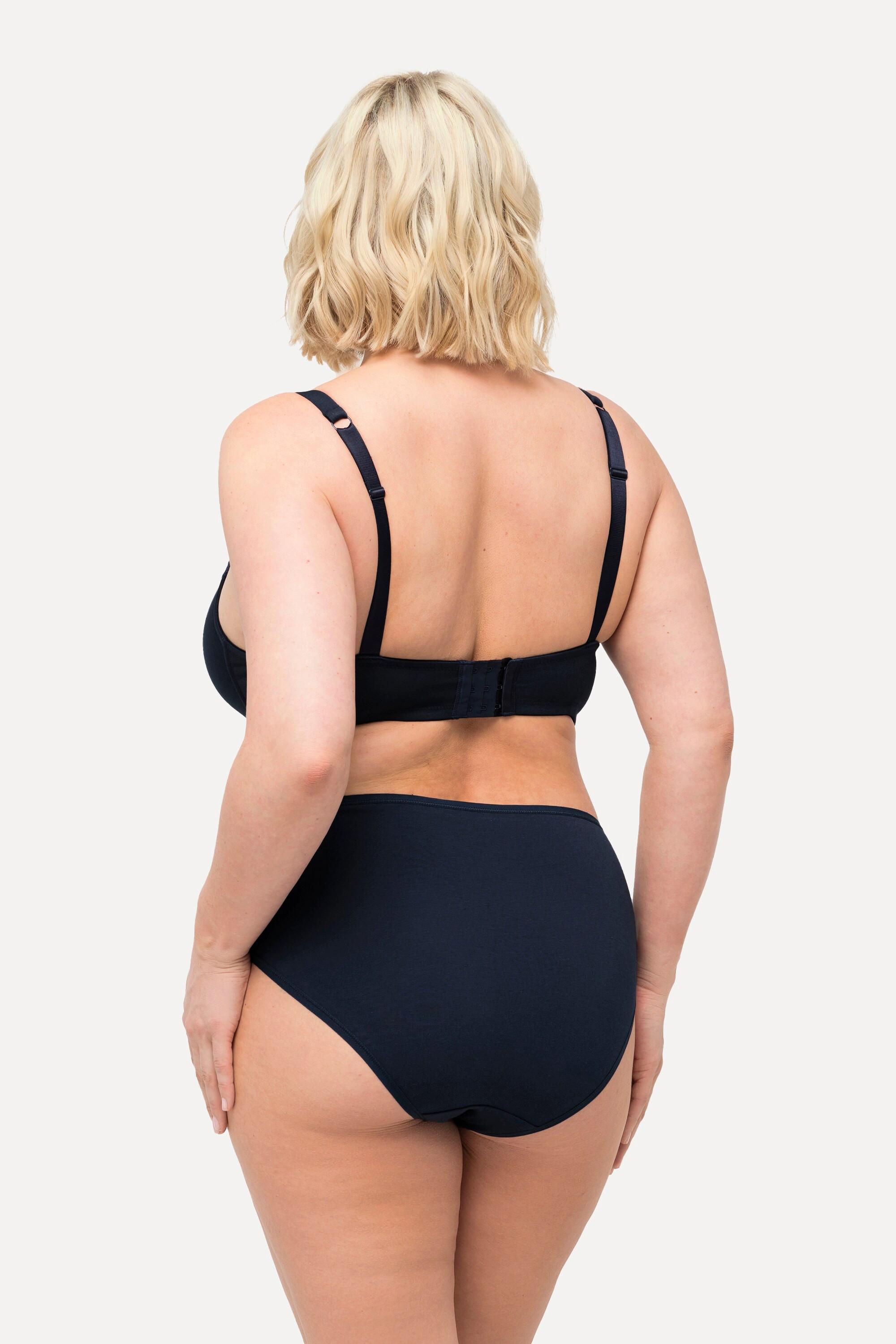 Ulla Popken BH, bügellos, Foam-Cups, Zierkanten, Cup A - C