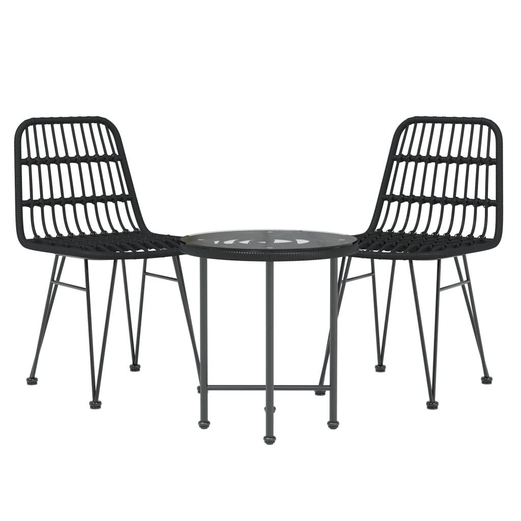 VidaXL Garten essgruppe poly-rattan