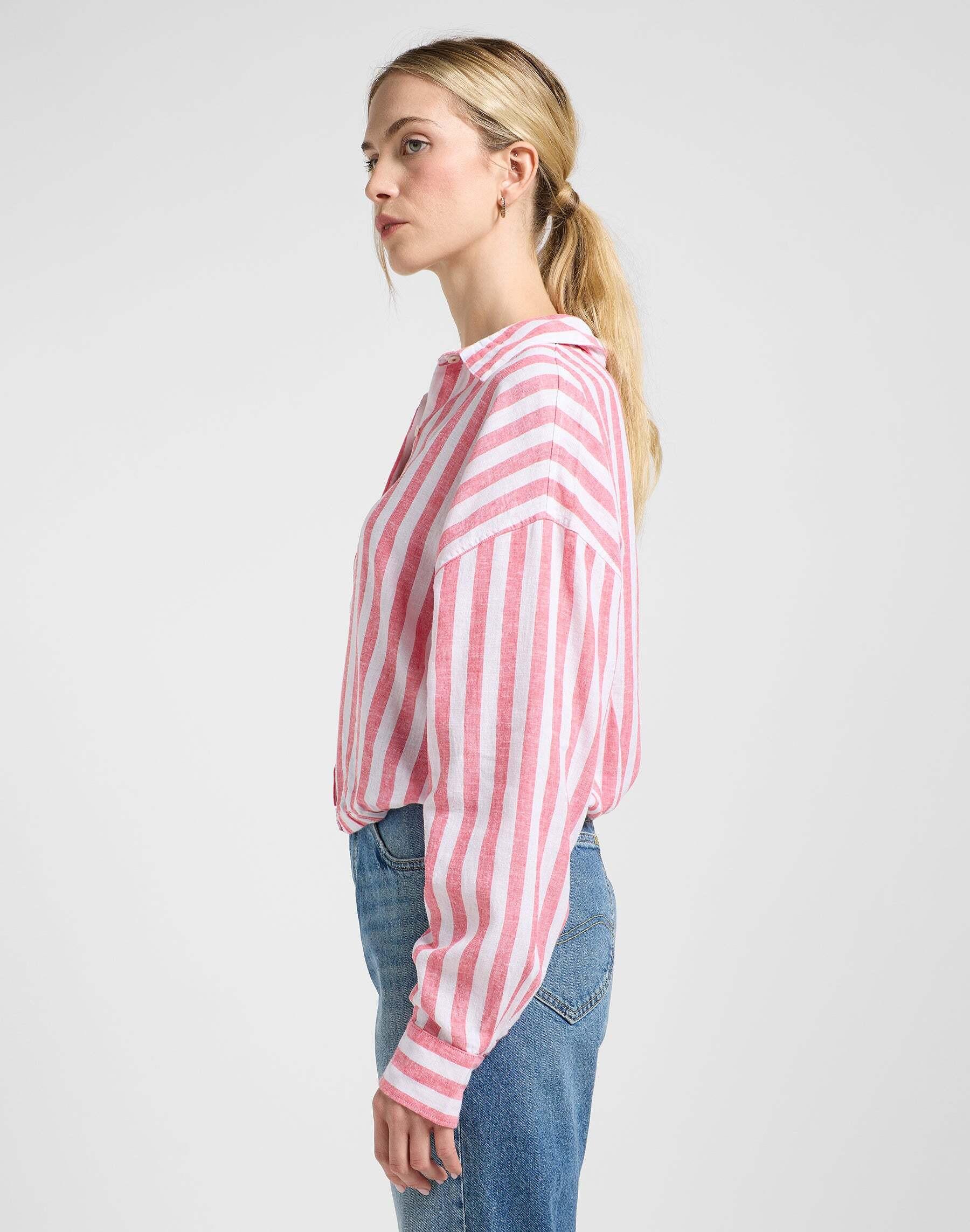 Lee Elasticated Gestreiftes Hemd