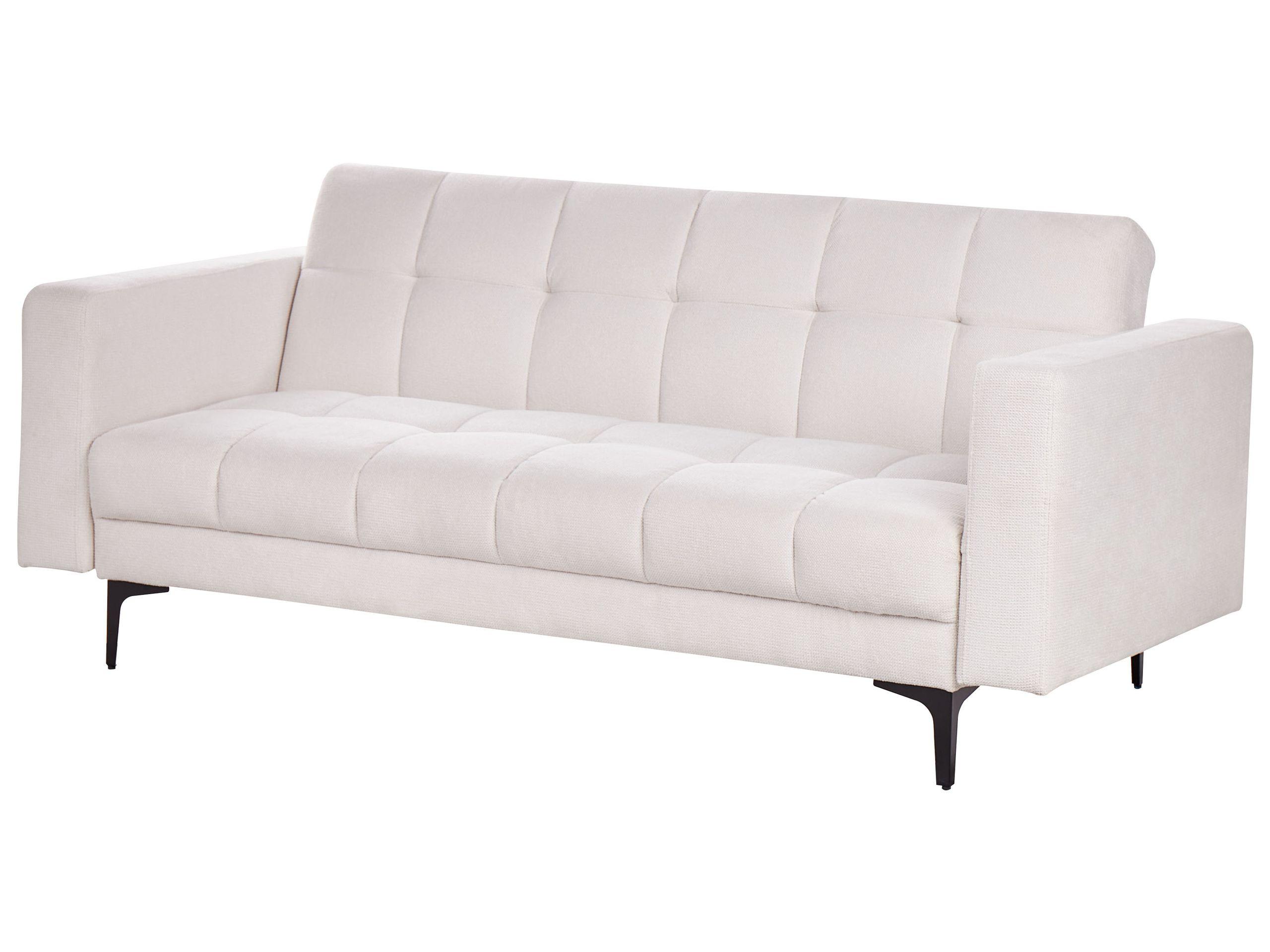 Beliani 3 Sitzer Sofa aus Polyester Minimalistisch ALNES