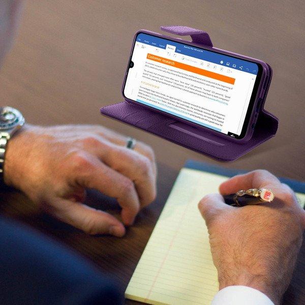 Avizar Bookcover Huawei P Smart 2019 Violett