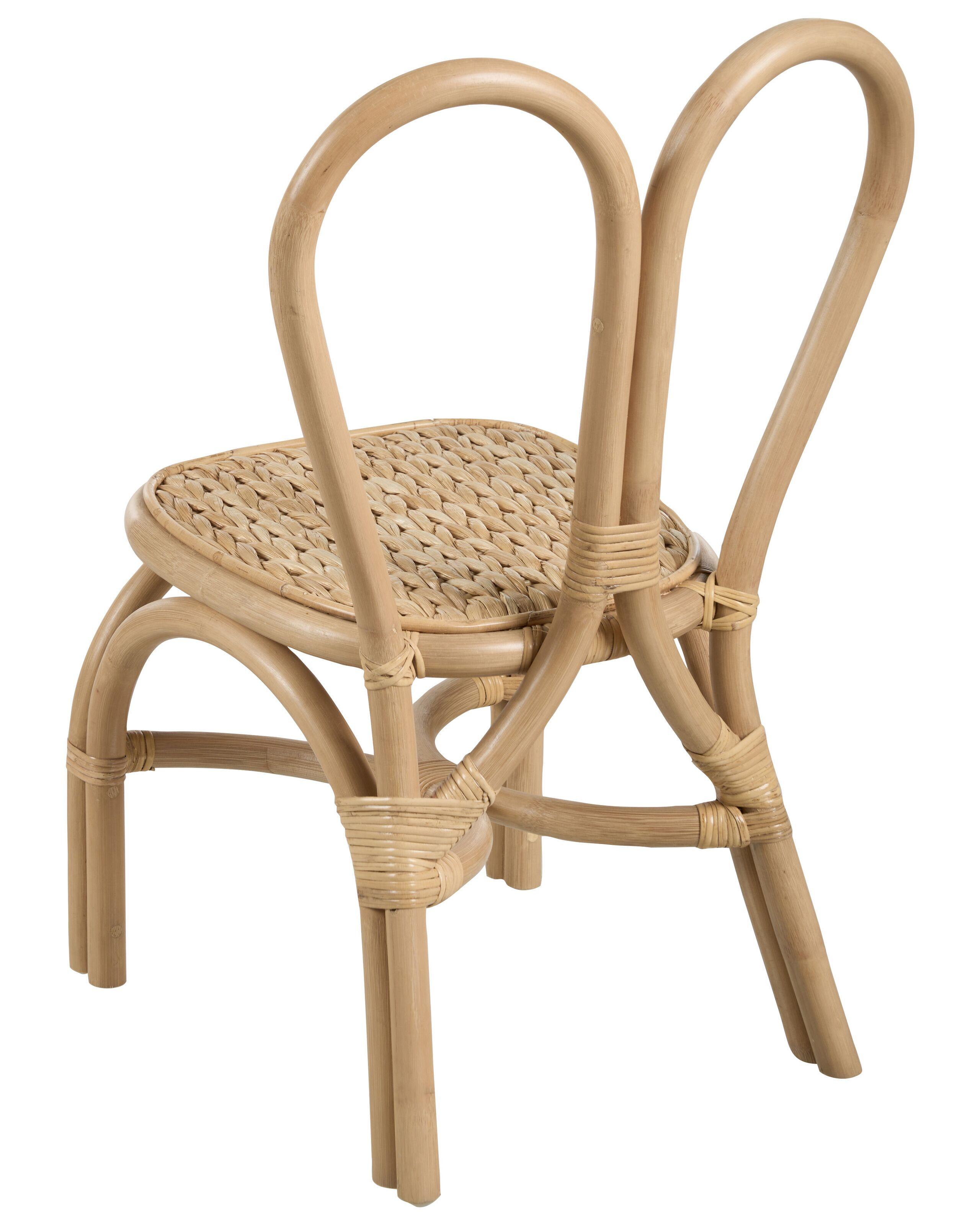 Beliani Kindersessel aus Rattan Boho DESIMI