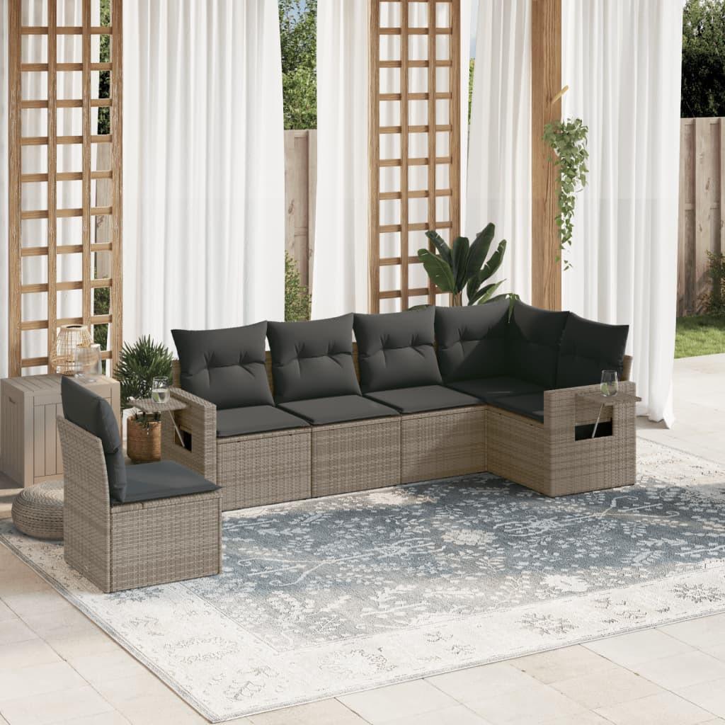 VidaXL Garten sofagarnitur poly-rattan