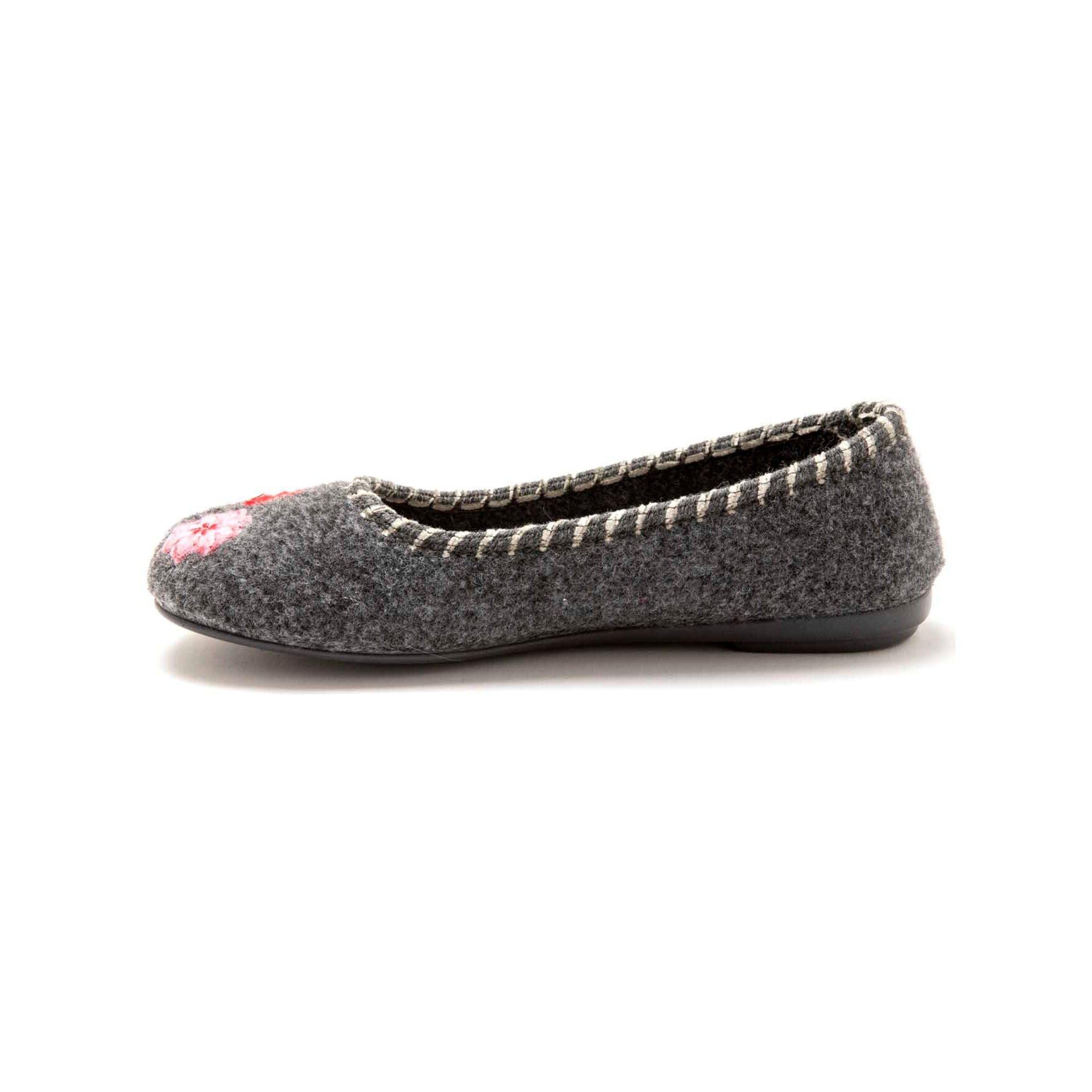 Pédiconfort bestickte ballerinas für en
