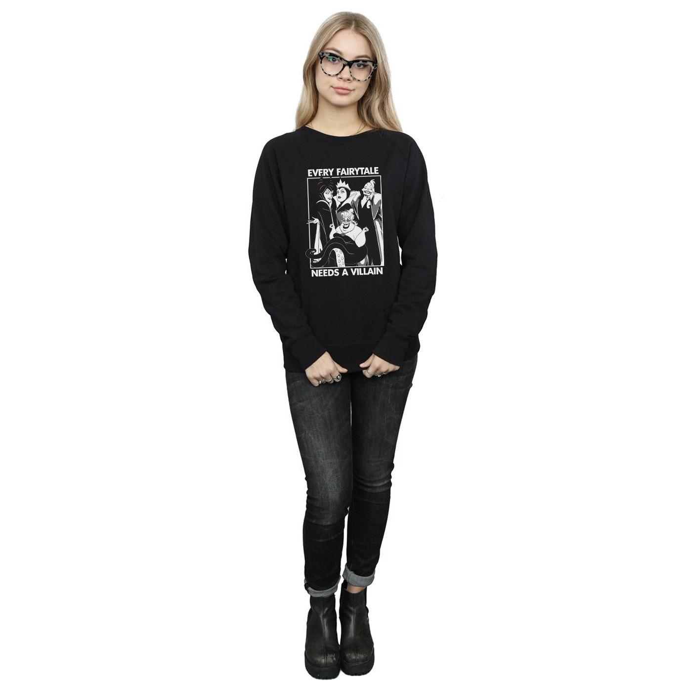 Disney PRINCESS Every Fairy Tale Needs A Villain Sweatshirt
