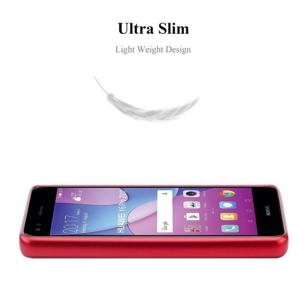 Cadorabo Hülle für Huawei Y6 PRO 2017 TPU Silikon Matt