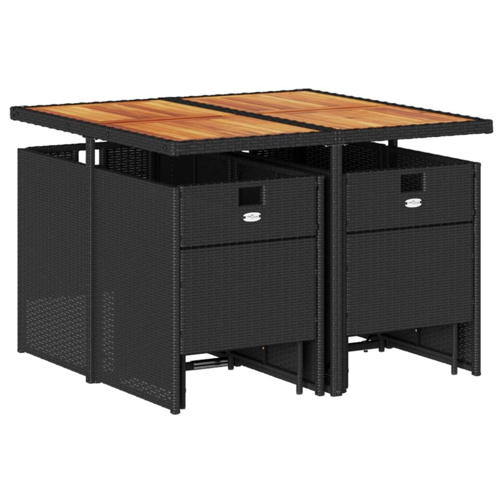 VidaXL Garten essgruppe poly-rattan