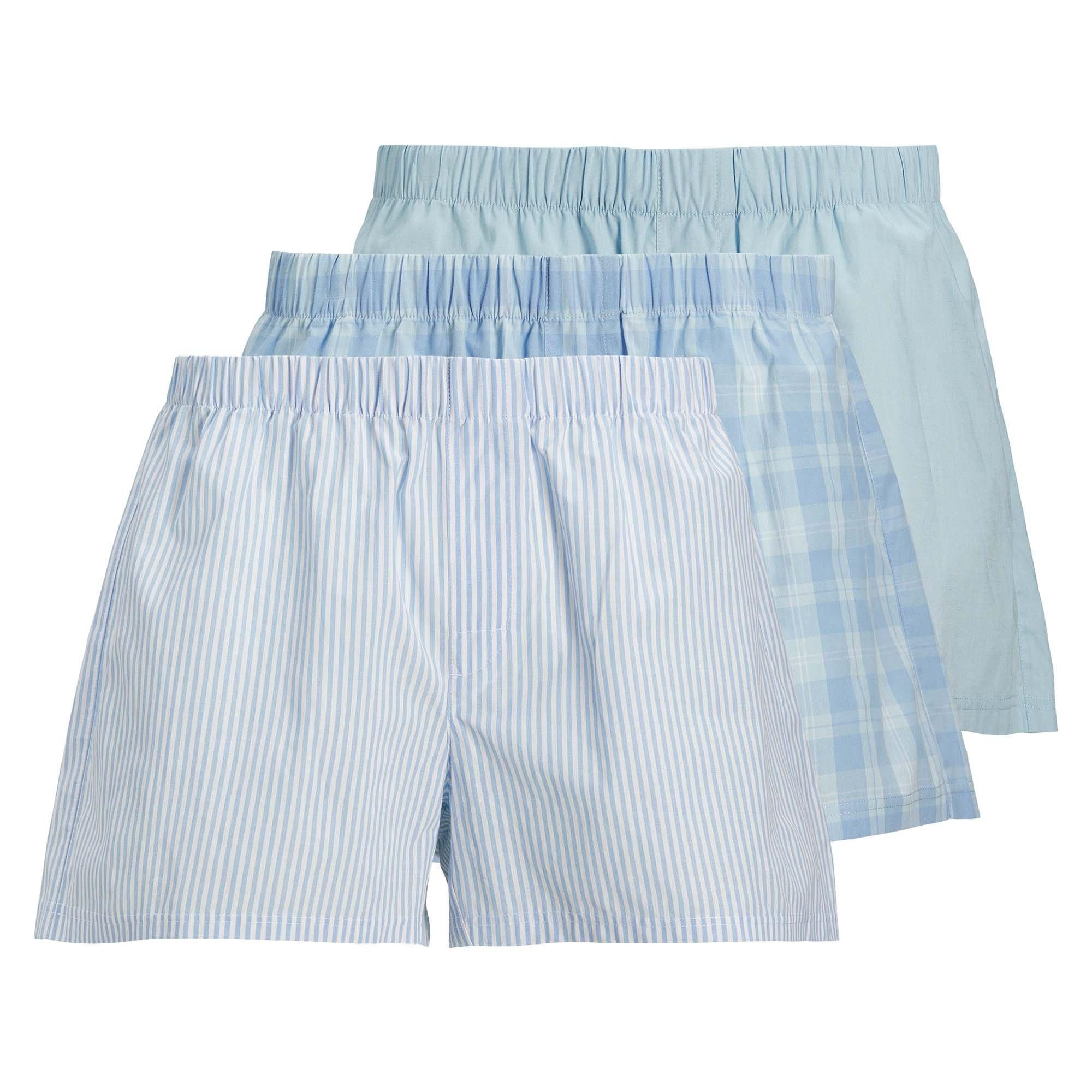 JACK & JONES Web-Boxershorts 3er Pack Bequem sitzend-JACMILANO WOVEN BOXERS 3 PACK