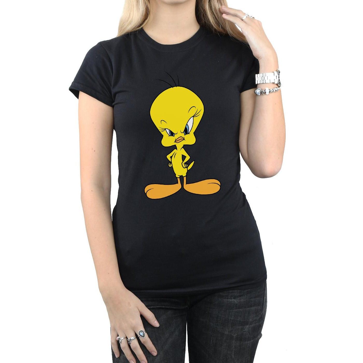 LOONEY TUNES Tweety Bird Angry Print T-Shirt