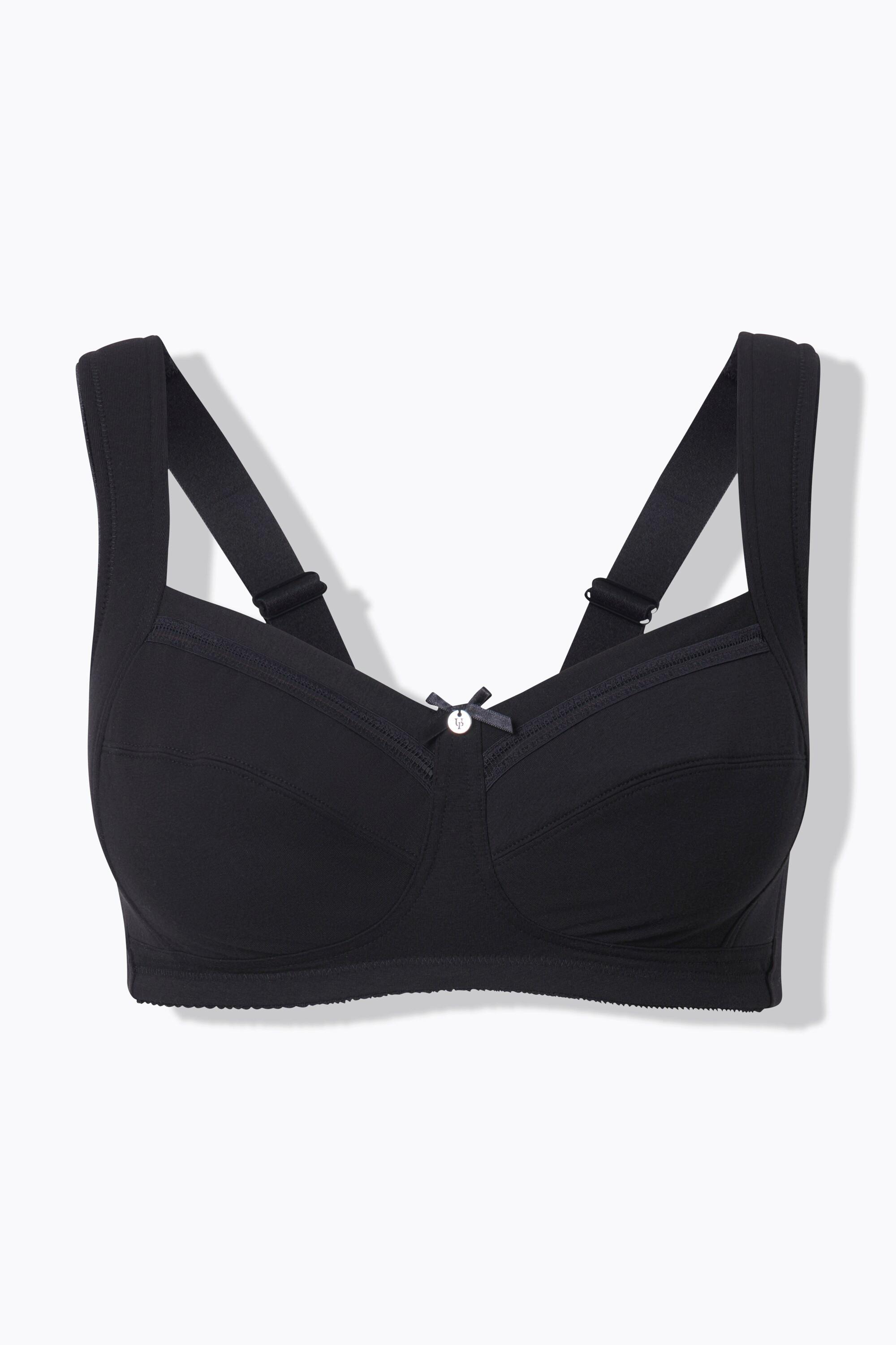 Ulla Popken Entlastungs-BH, bügellos, Spitze, Cup C-H