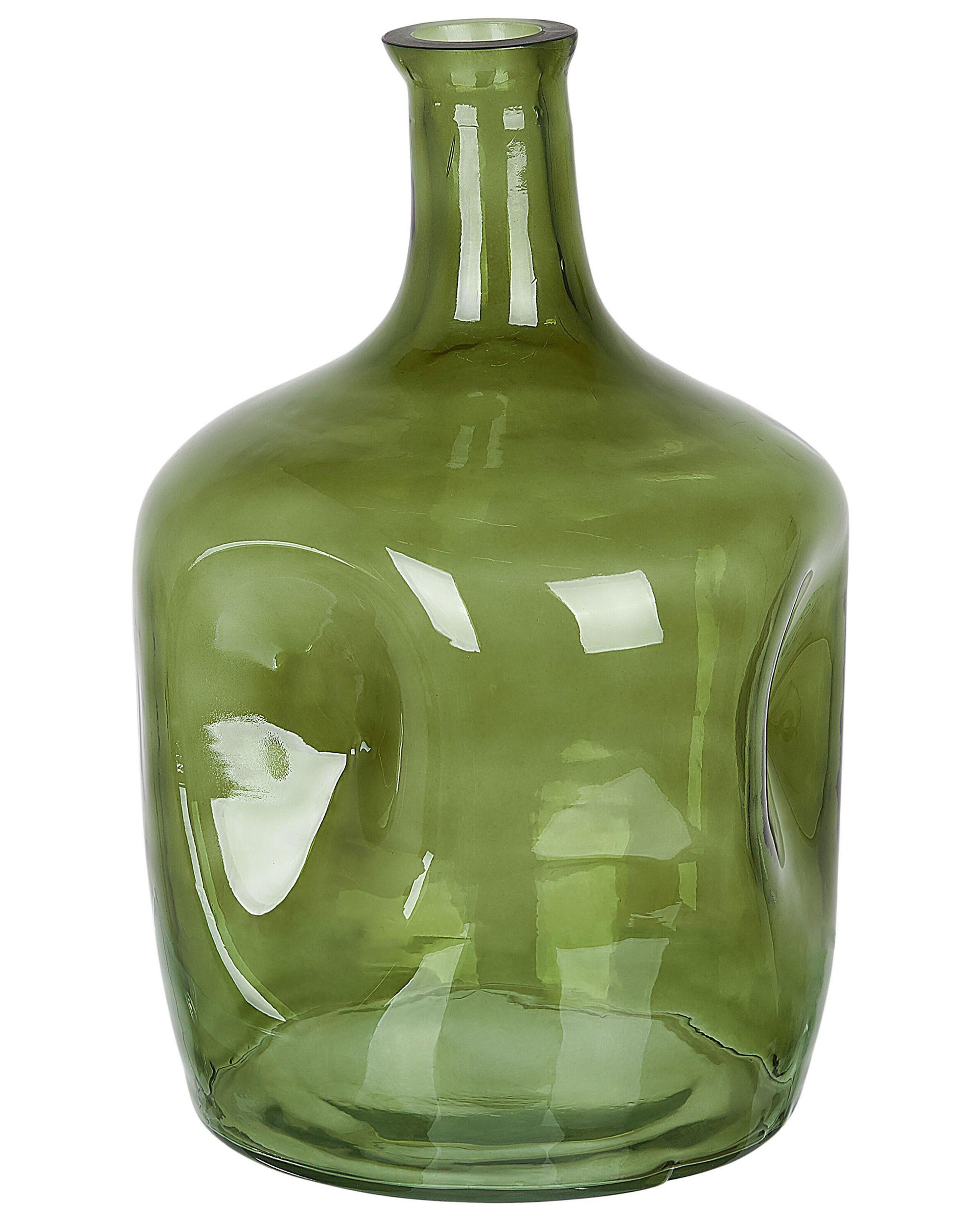 Beliani Blumenvase aus Glas Modern KERALA