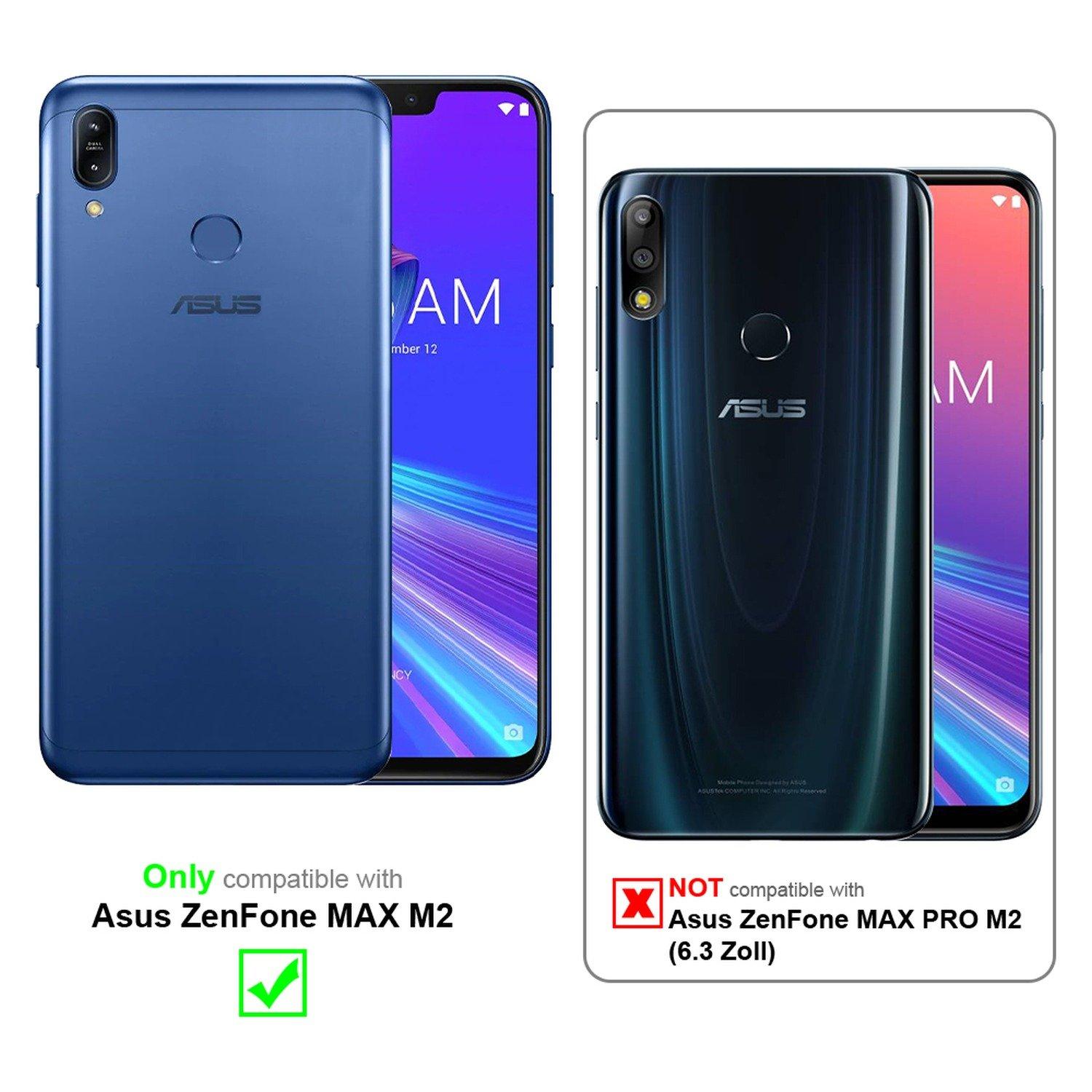 Cadorabo Hülle für Asus ZenFone MAX M2 Magnetverschluss, Kartenfach