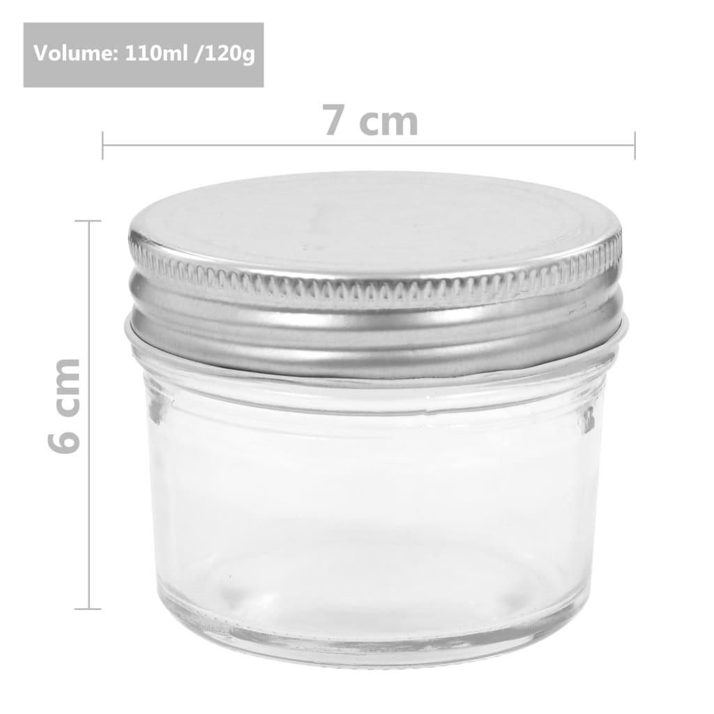 VidaXL Marmeladengläser mit deckeln 48 stk. glas