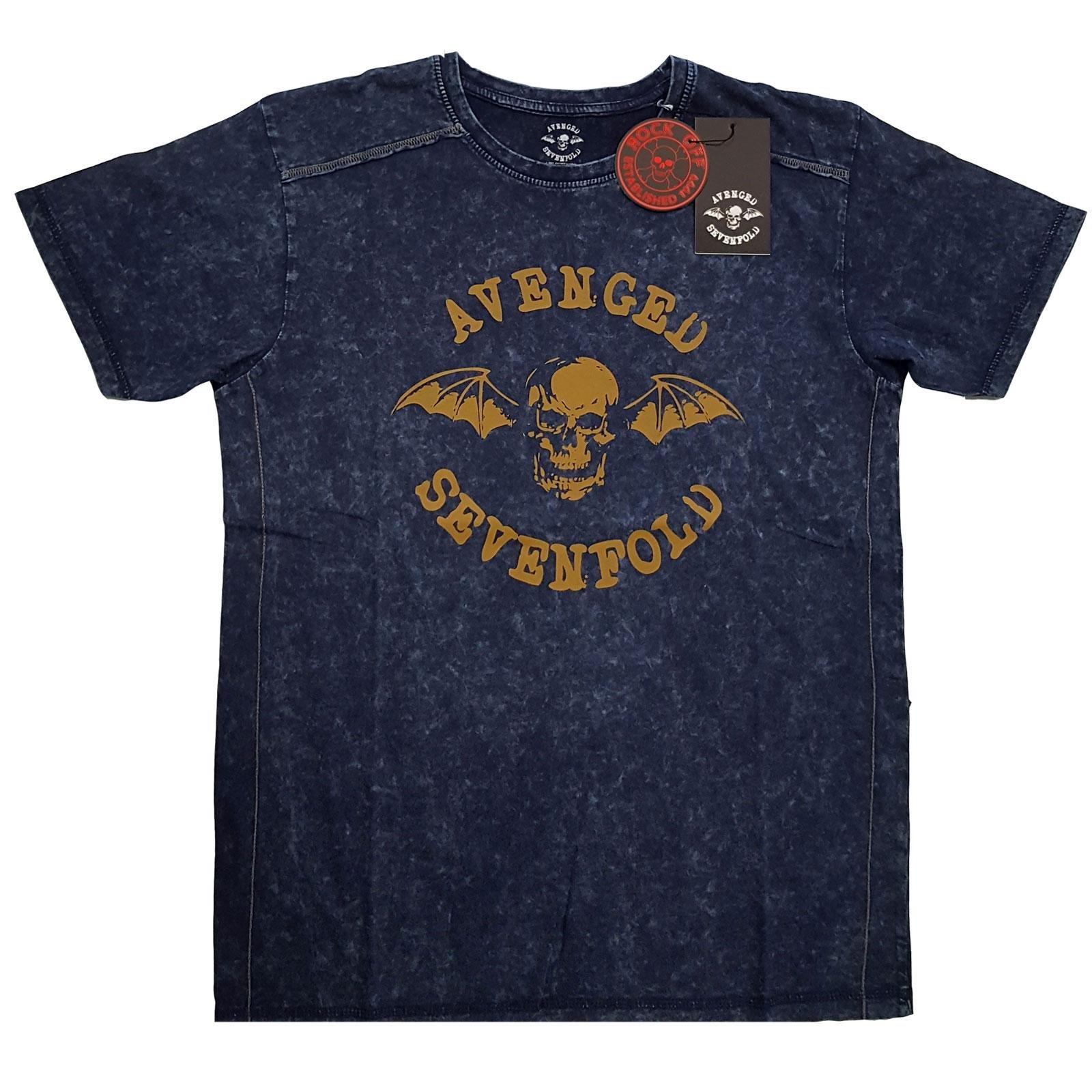 Avenged Sevenfold Avenged Sevenfold Skull Bat Logo Regular Fit T-Shirt
