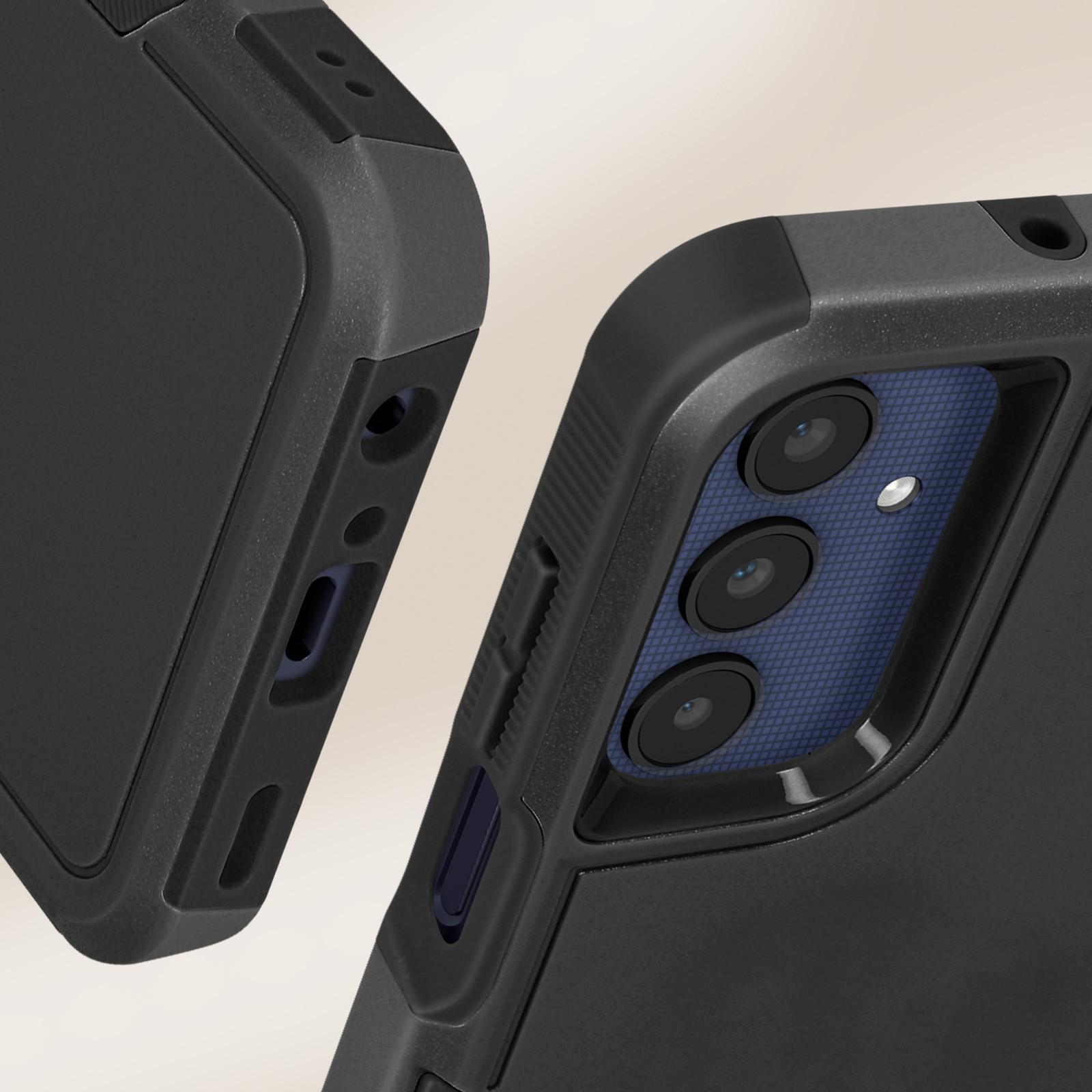 Avizar Stoßfeste Hülle Samsung A25 5G Schwarz