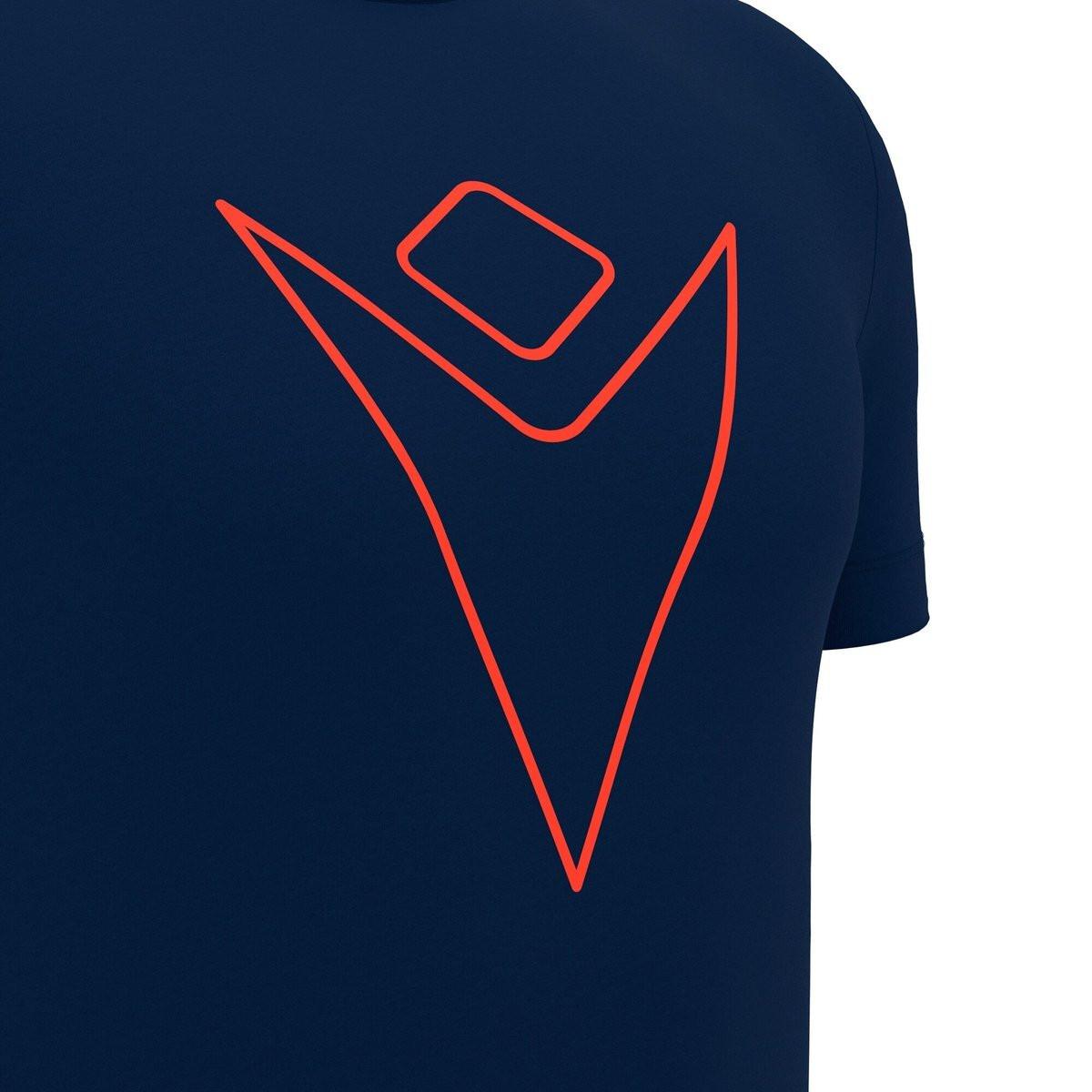 macron t-shirt mit runden halsausschnitt für kinder gadreel eco hero