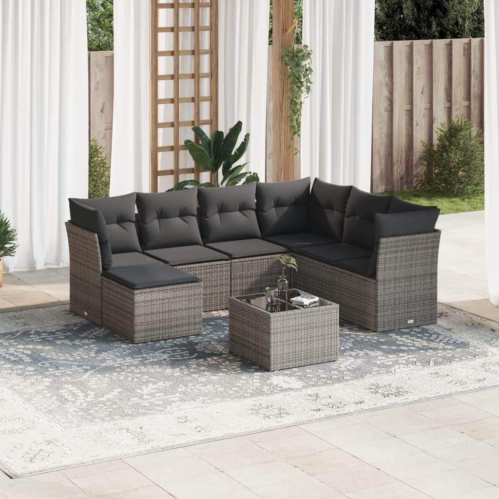 VidaXL Garten sofagarnitur poly-rattan