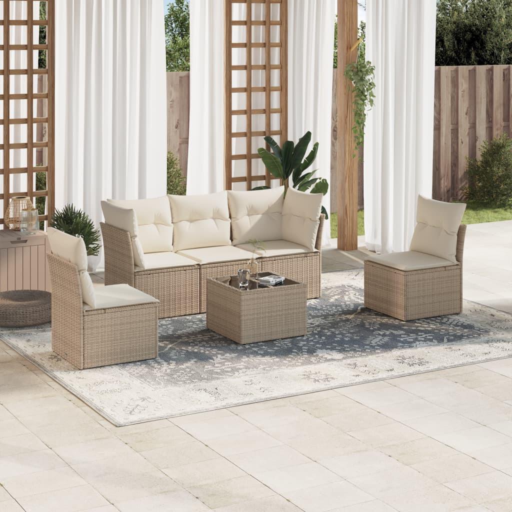 VidaXL Garten sofagarnitur poly-rattan