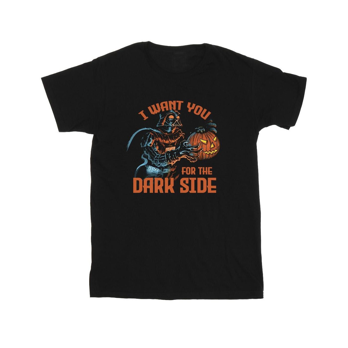 STAR WARS Halloween Dark Side Grafik Print T-Shirt