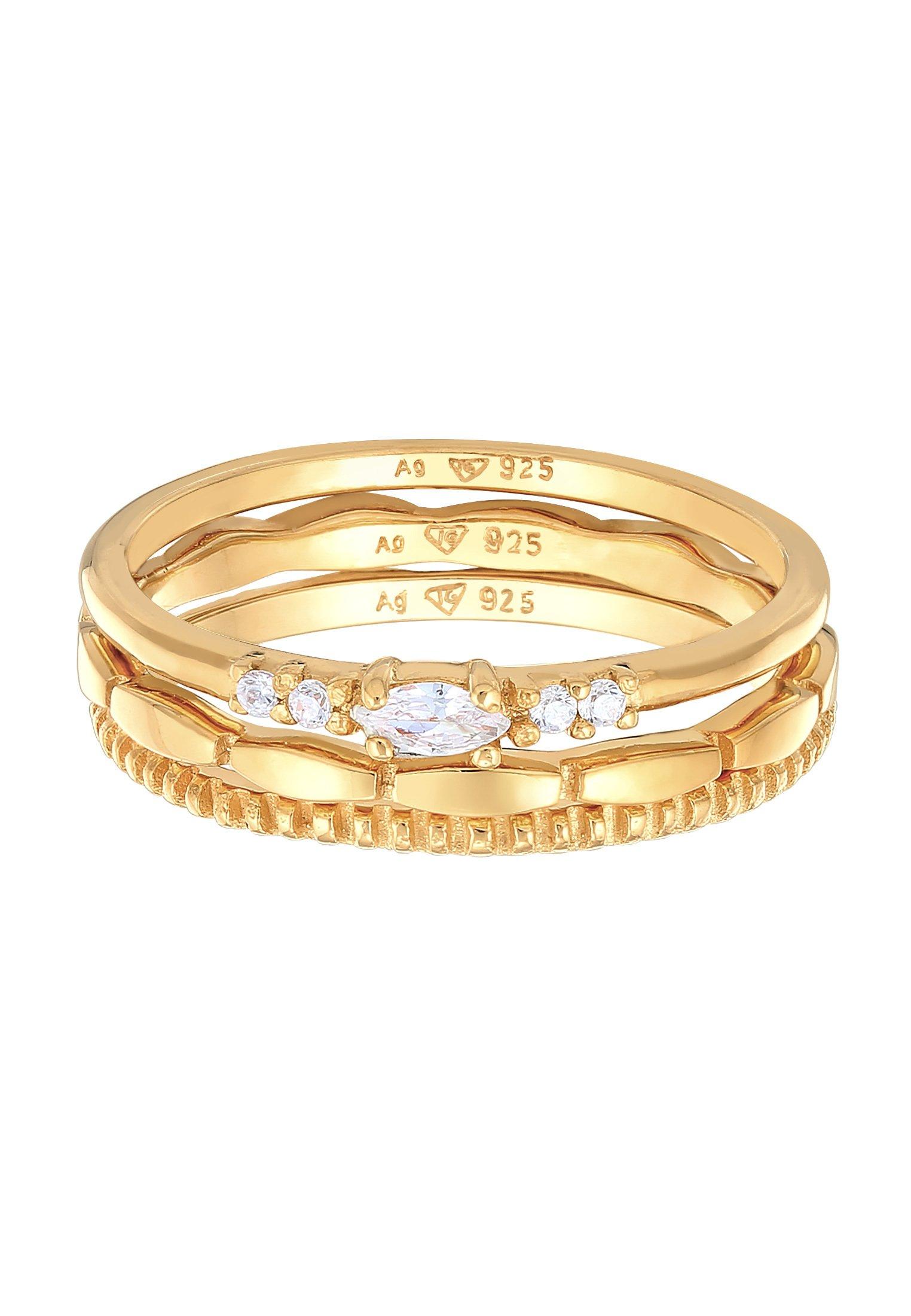 Elli Ring Zirkonia Marquise Basic Stapelring
