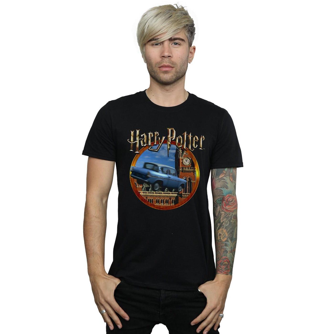 Harry Potter Fliegendes Auto Kurzarm T-Shirt