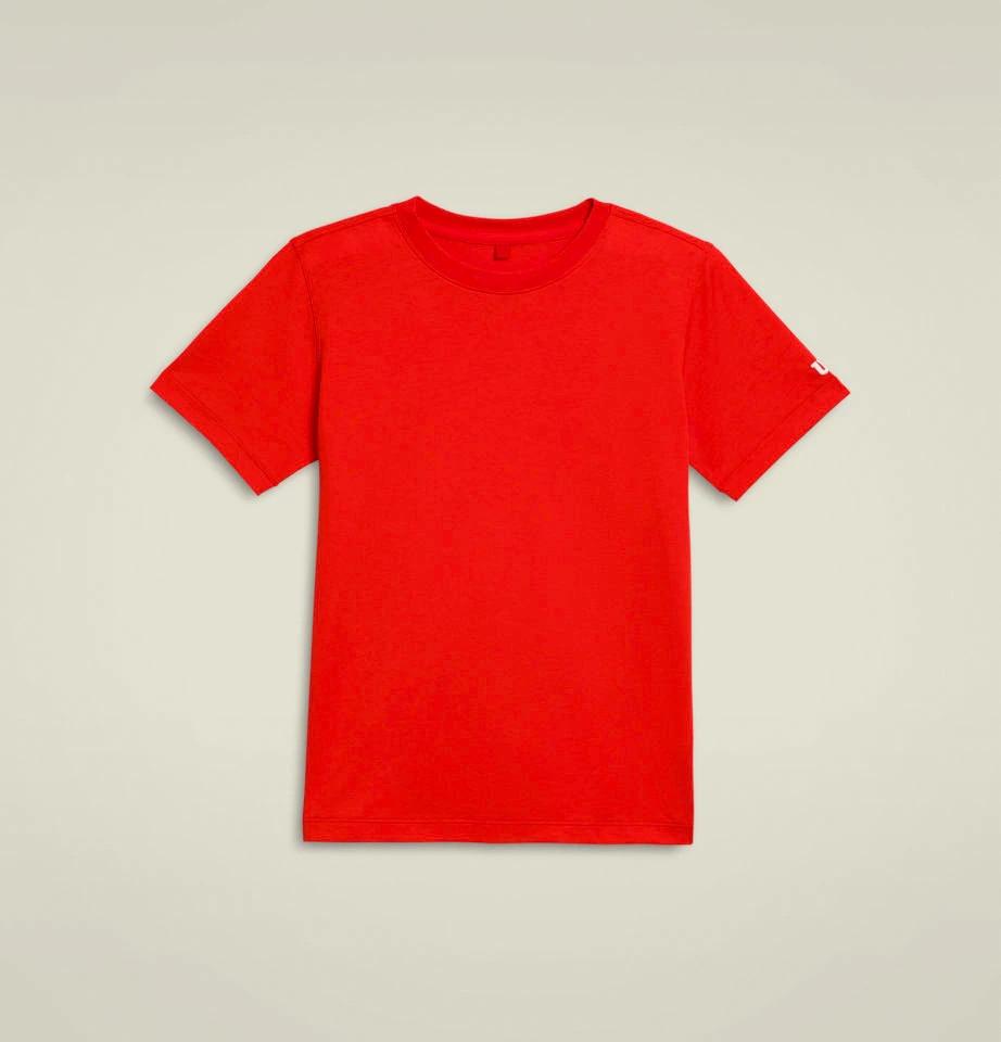 Wilson Team Perforated T-Shirt Junioren Rot