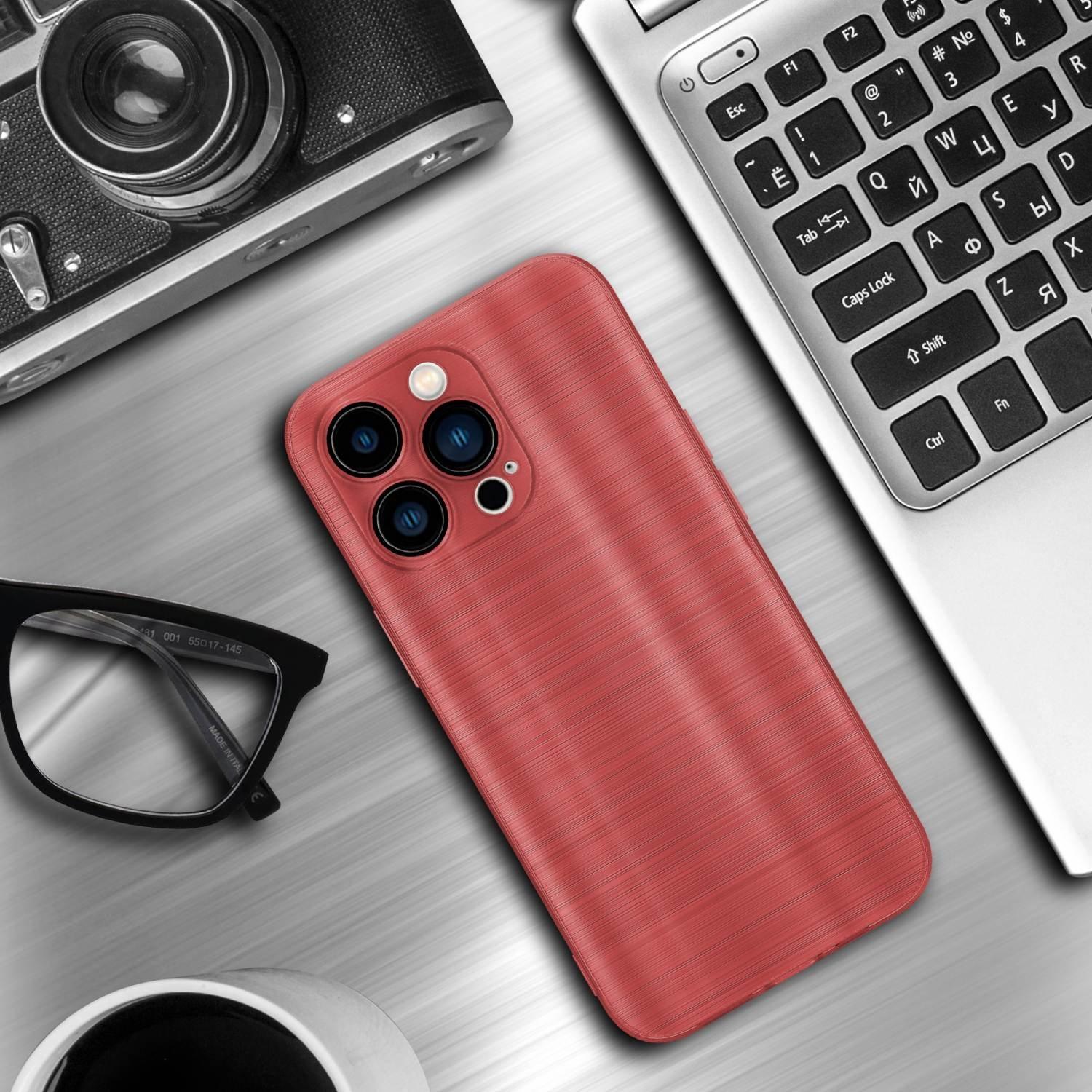 Cadorabo Hülle für Apple iPhone 14 PRO im Brushed Design