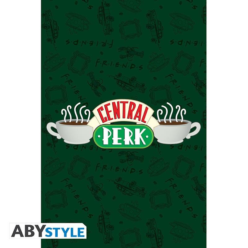 Abystyle Poster - Gerollt und mit Folie versehen - Friends - Central Perk