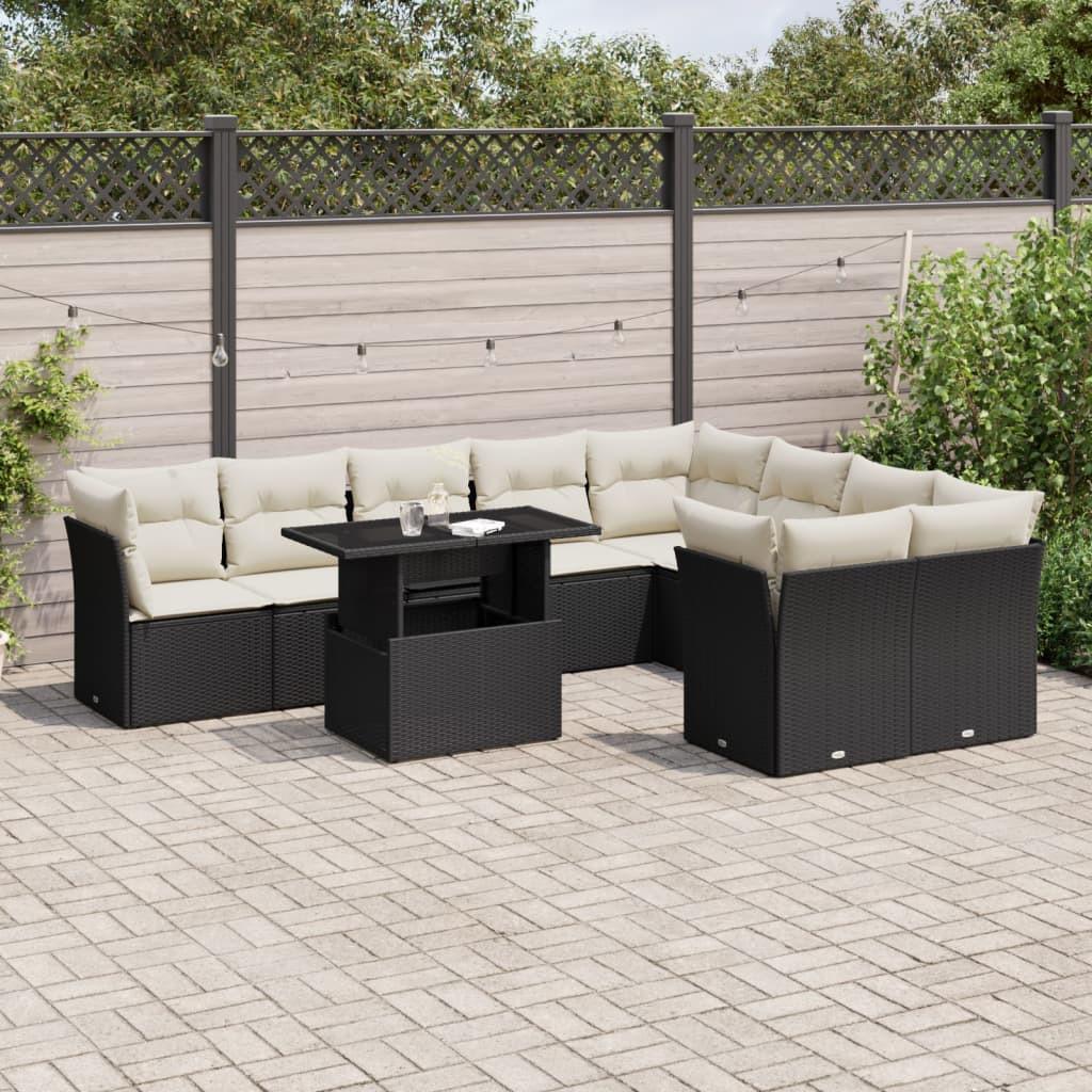 VidaXL Garten sofagarnitur poly-rattan