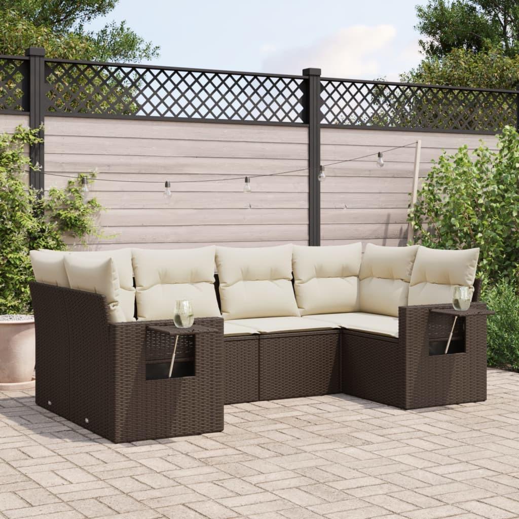 VidaXL Garten sofagarnitur poly-rattan