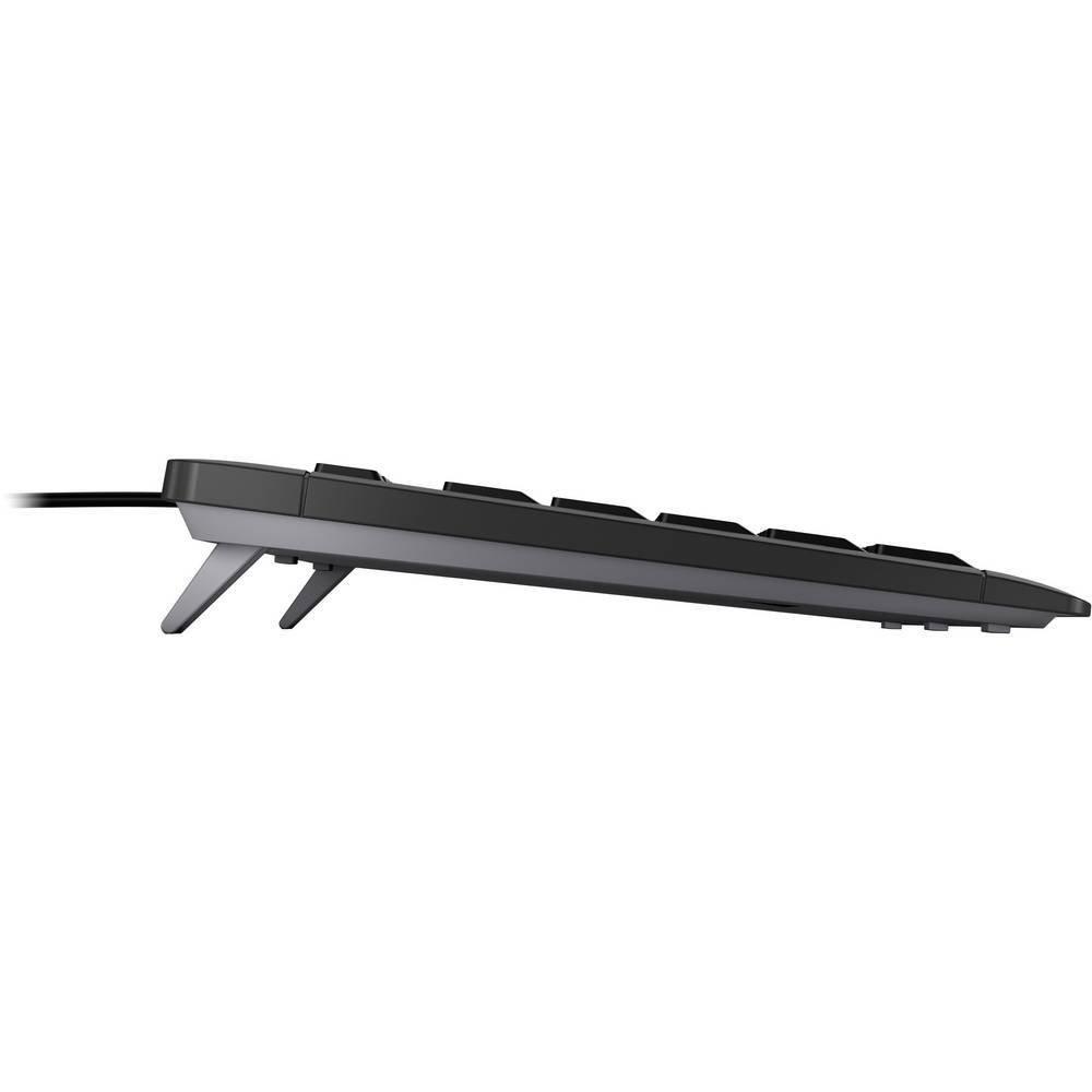 Cherry CHERRY STREAM KEYBOARD Kabelgebundene Tastatur, Schwarz, USB (QWERTZ - DE)