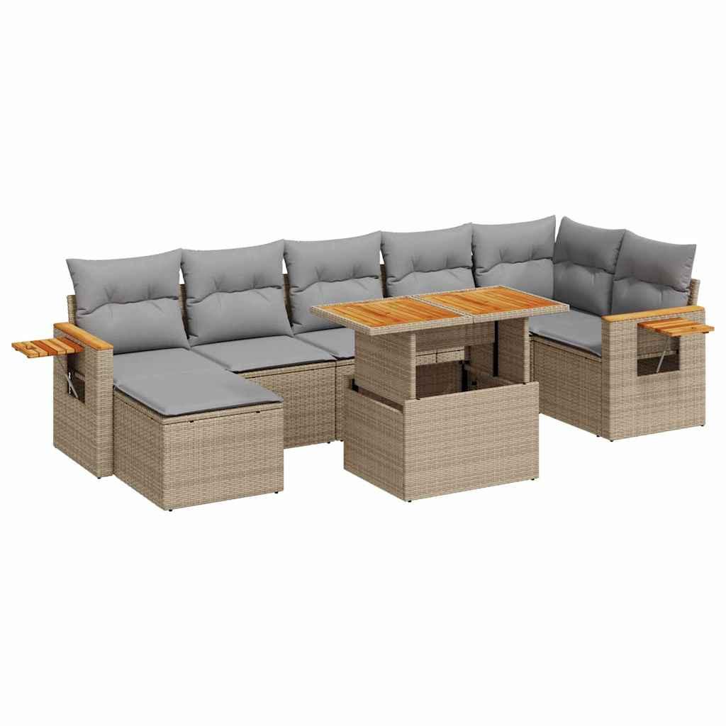 VidaXL Garten sofagarnitur poly-rattan