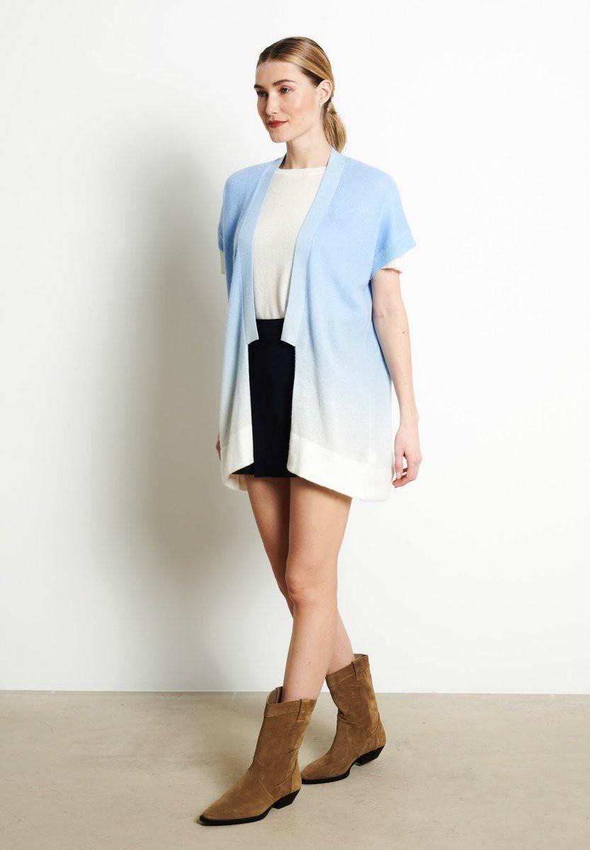 Studio Cashmere8 AVA 11 Kimono aus Kaschmir Tie & Dye - 100% Kaschmir