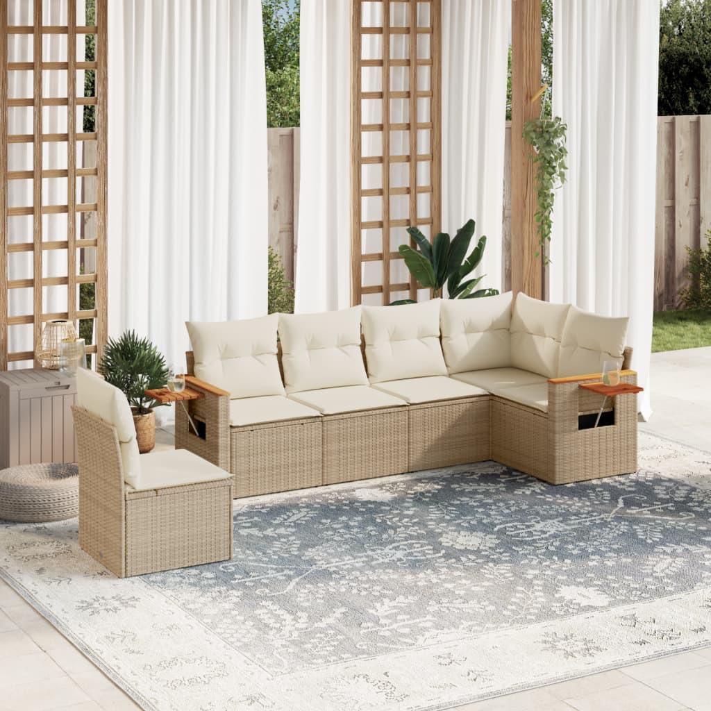 VidaXL Garten sofagarnitur poly-rattan