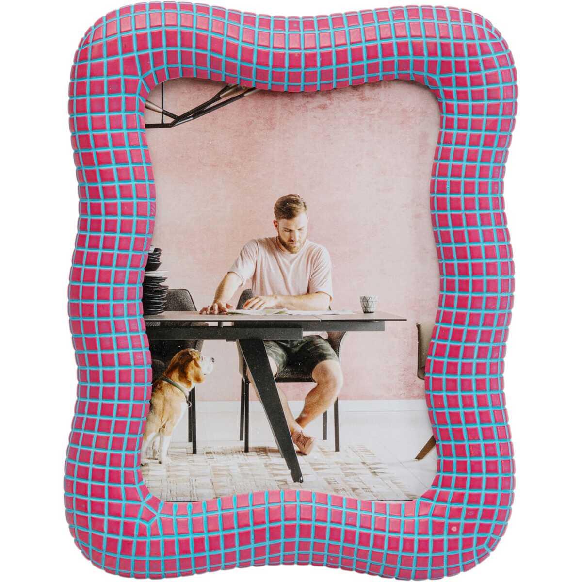 KARE Design Bilderrahmen Wavy pink 18x23
