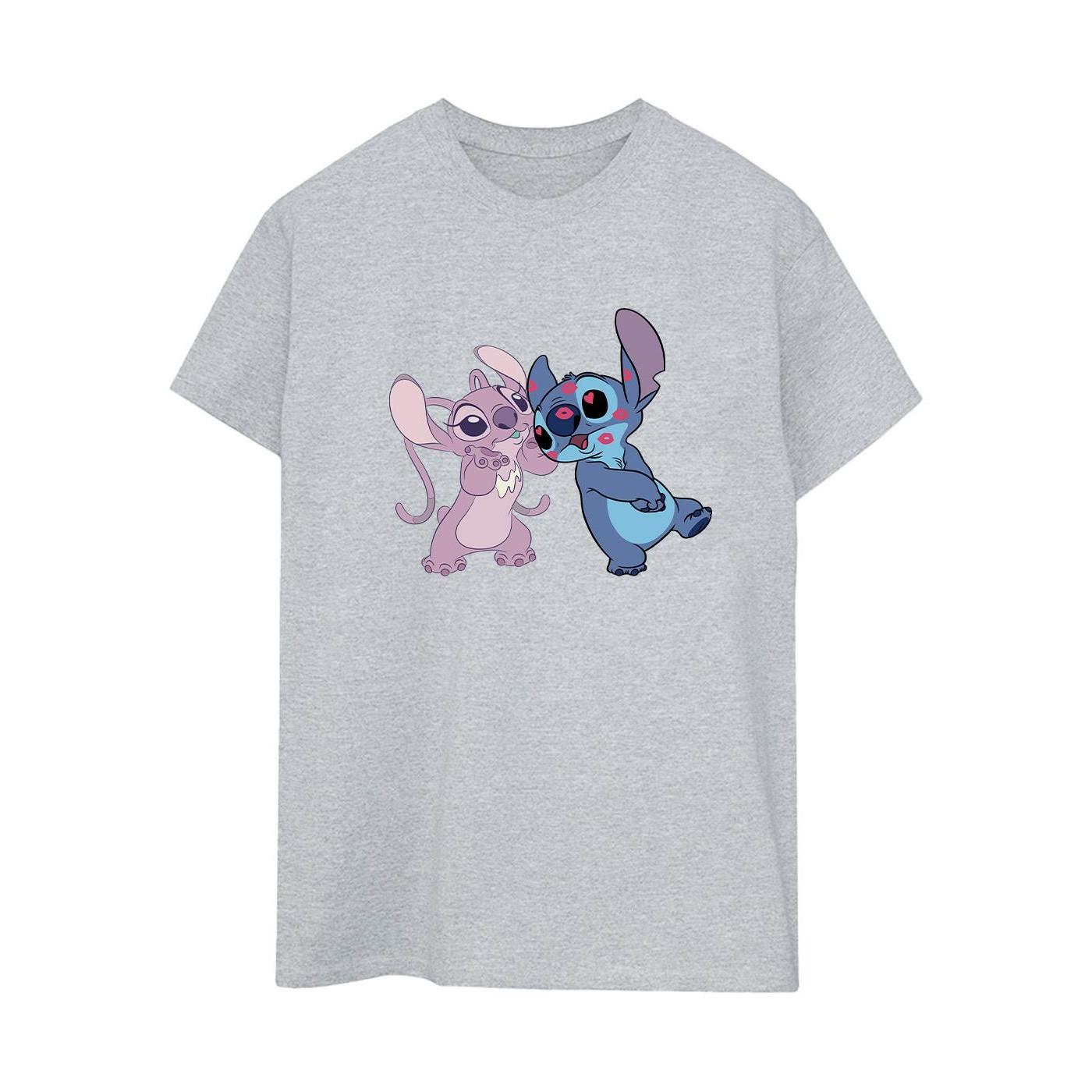Disney Stitch und Angel Grafik T-Shirt