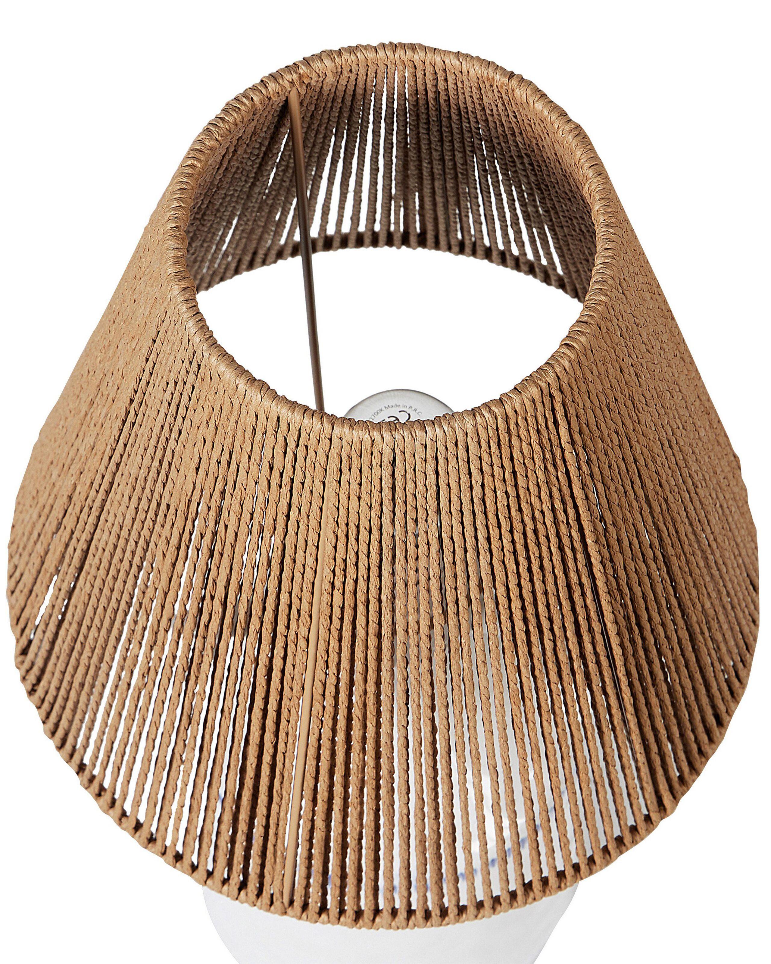 Beliani Tischleuchte aus Keramik Boho LARISSOS