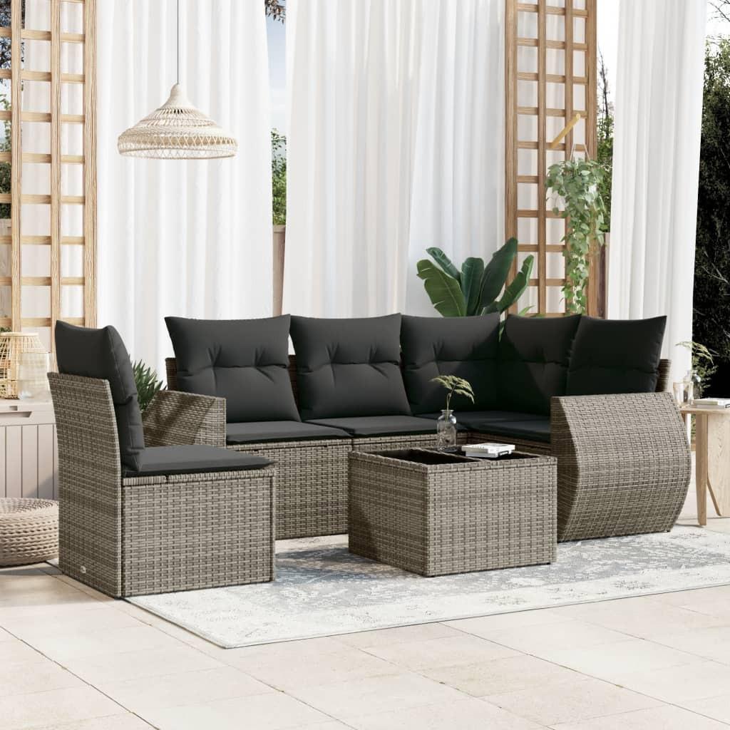 VidaXL Garten sofagarnitur poly-rattan