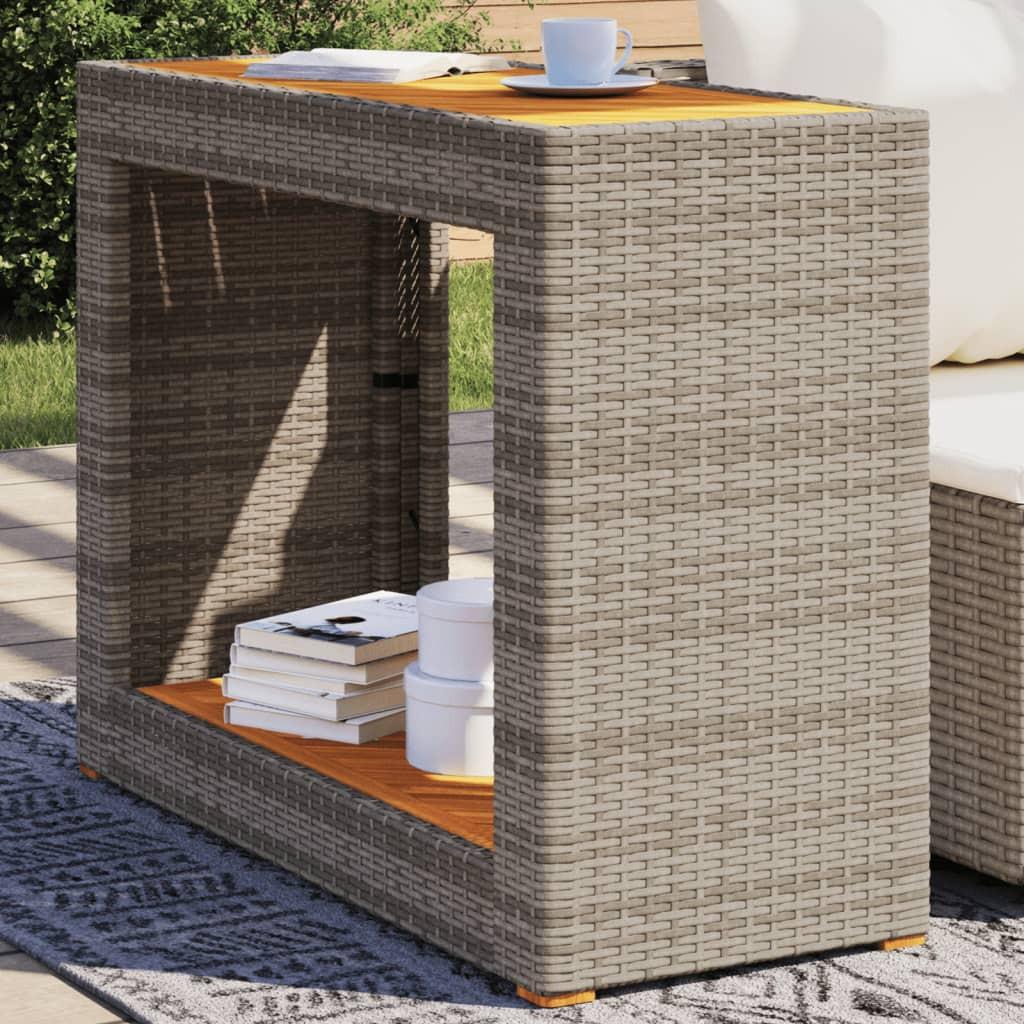 VidaXL Garten beistelltisch poly-rattan