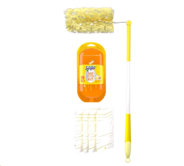 Swiffer Staubmagnet - 360° XXL Starterset (Teleskop-Griff + 1 Tuch)